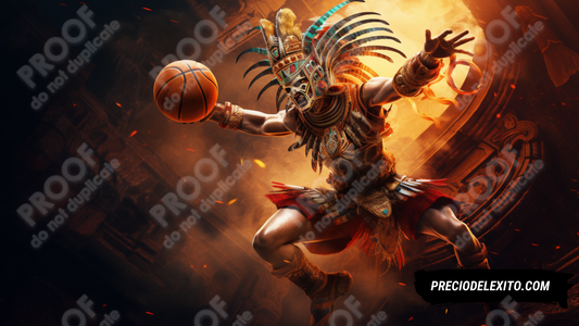 Wallpaper: Basketbolista Azteca 1