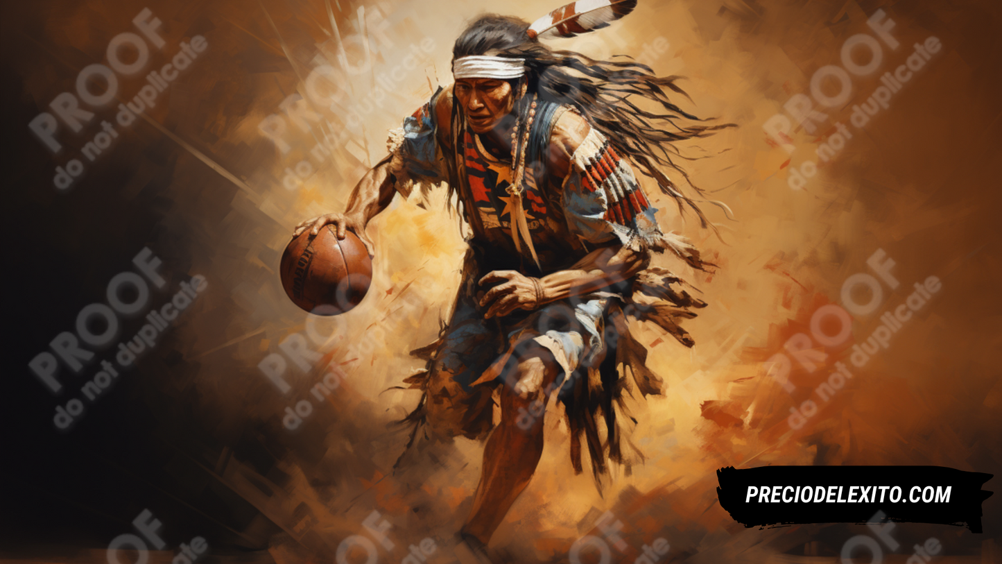 Wallpaper: Basketball Nativo Americano 9