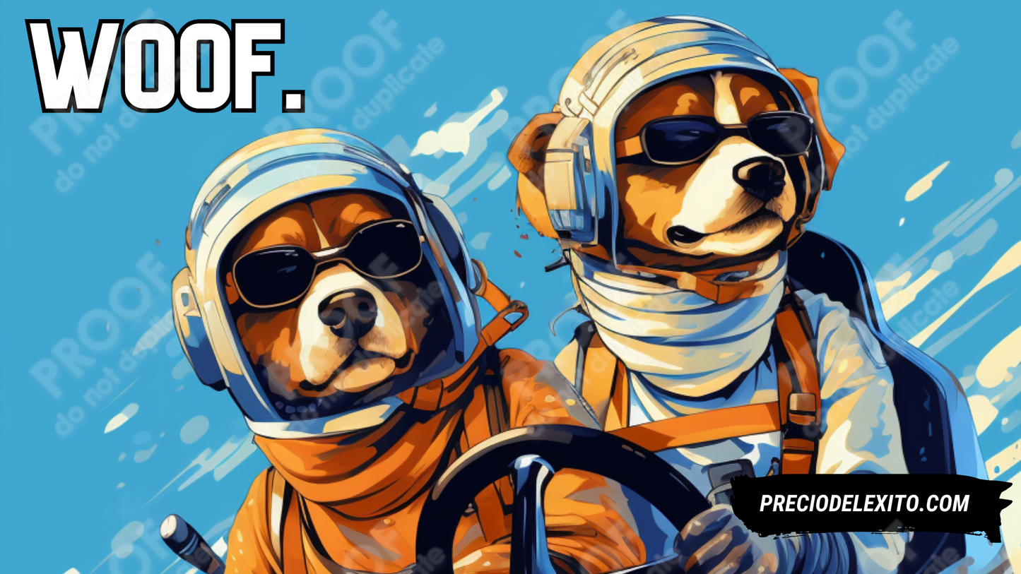 Wallpaper: Dos Perros Manejan Con Estilo