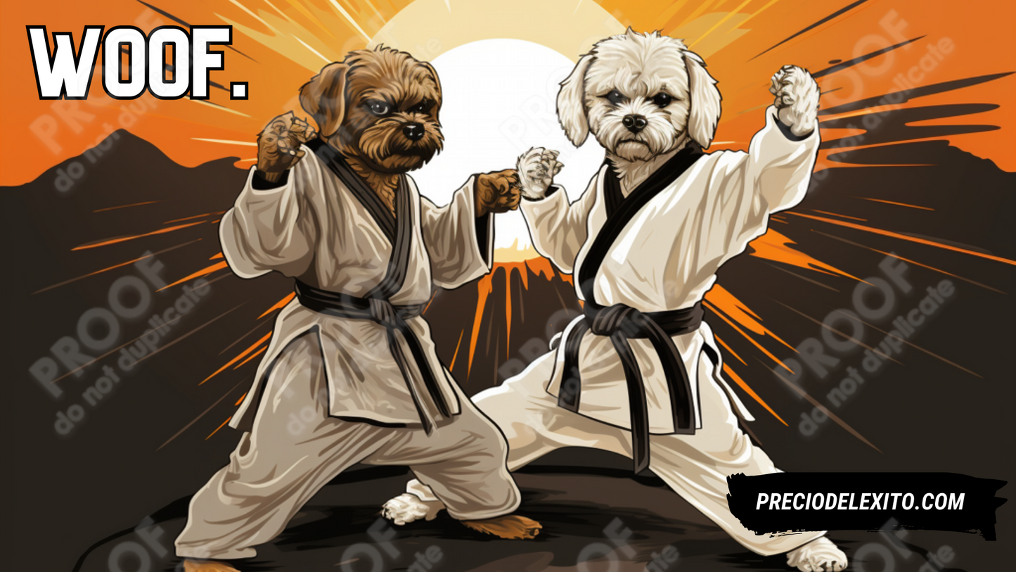 Wallpaper: Karate Dog 3