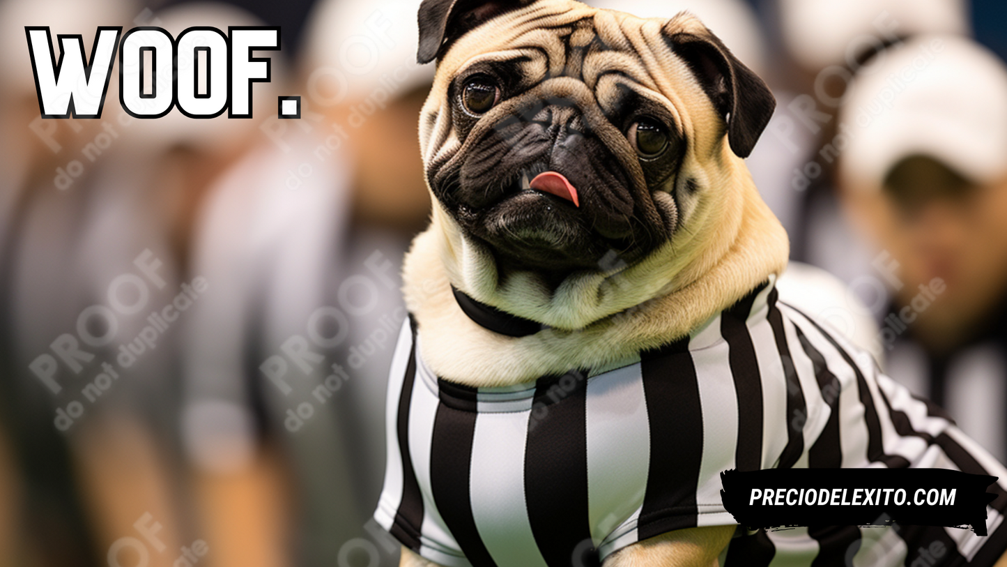 Wallpaper: Pug Referee 1