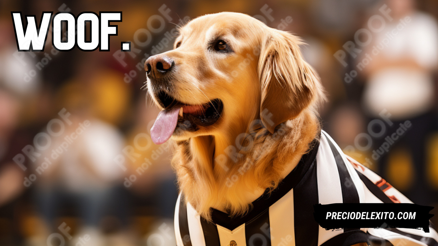 Wallpaper: Golden Retriever Referee