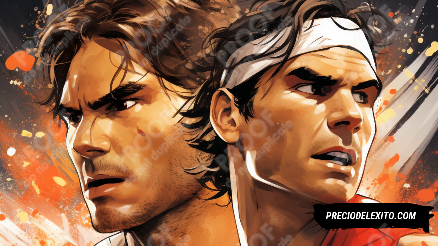 Wallpaper: Rafa Nadal vs Roger Federer 1